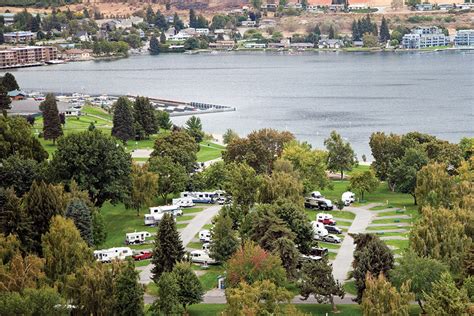 lake chelan rv Several crescent shaped drive thru sites but not really long enough for big rig and dinghy